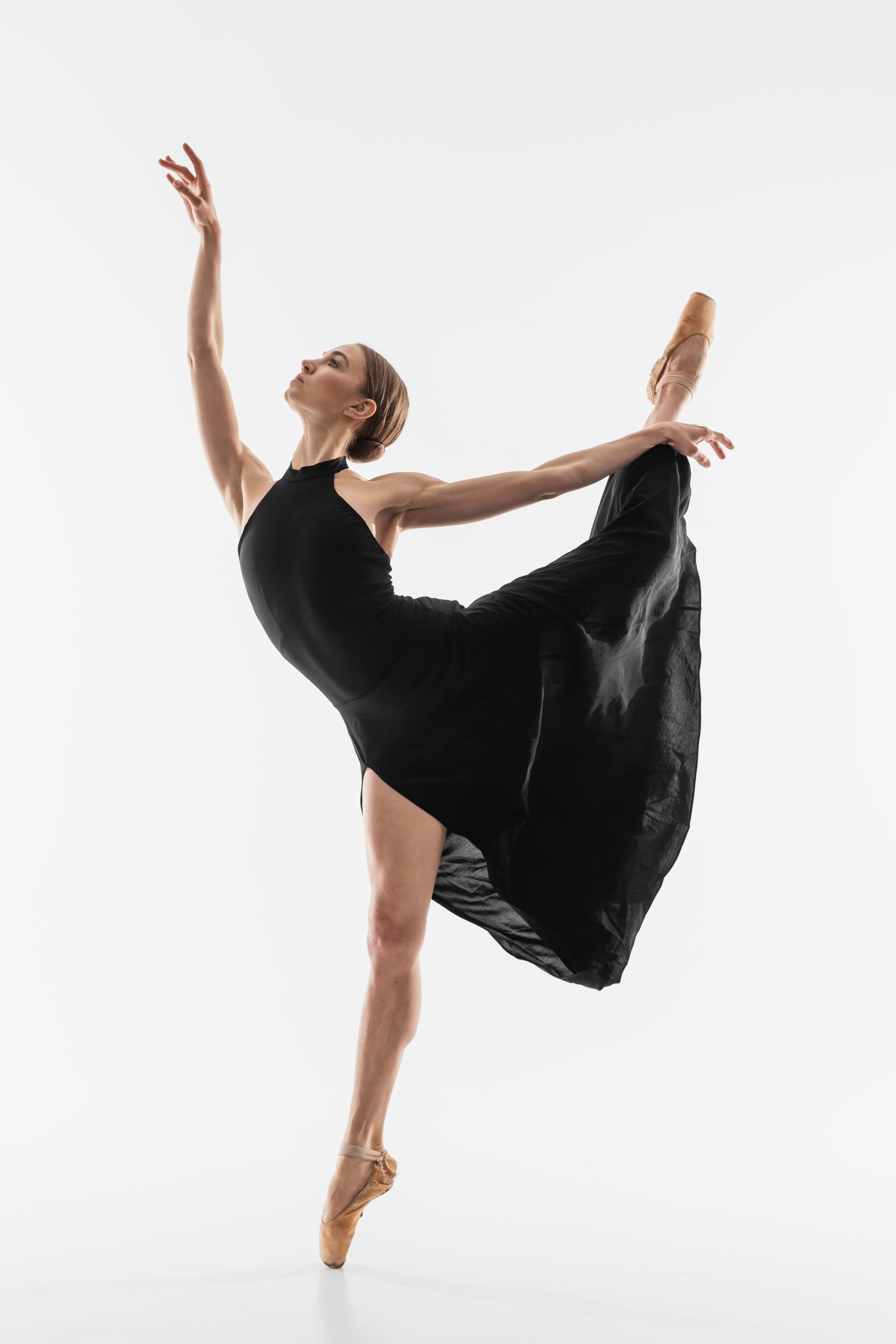 Bailarina de ballet en actuación